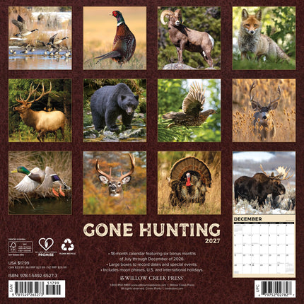 Willow Creek Gone Hunting Kalender 2027