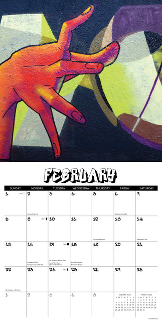 Willow Creek Graffiti Kalender 2026