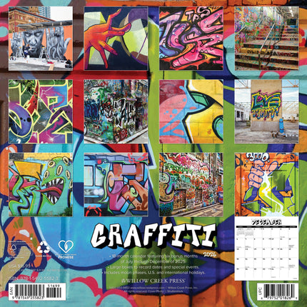 Willow Creek Graffiti Kalender 2026