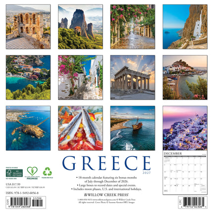 Willow Creek Griekenland Kalender 2027