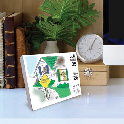 Willow Creek Honden Cartoon Scheurkalender 2026 Boxed