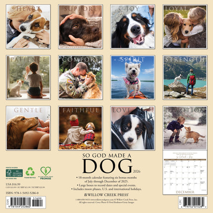 Willow Creek Honden Kalender 2026