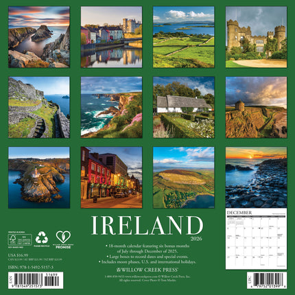 Willow Creek Ierland Kalender 2027