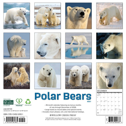 Willow Creek IJsberen Kalender 2027
