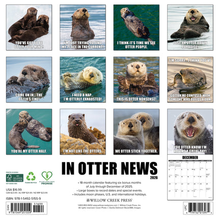 Willow Creek In Otter News Kalender 2026