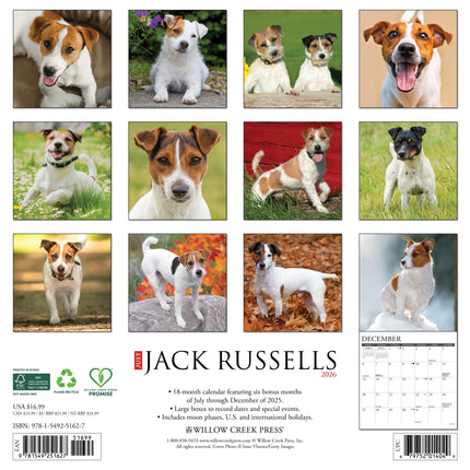 Willow Creek Jack Russell Terrier Kalender 2026