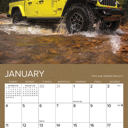 Willow Creek Jeep Kalender 2026 Mini