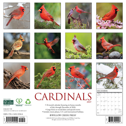 Willow Creek Kardinaal Kalender 2027