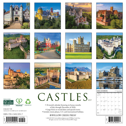 Willow Creek Kastelen Kalender 2027