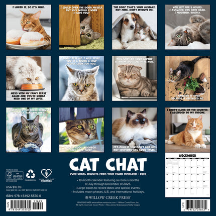 Willow Creek Katten Chat Kalender 2026