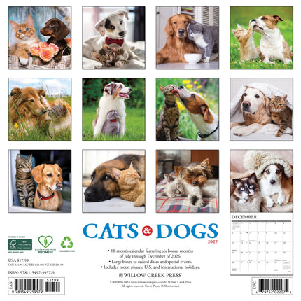 Willow Creek Katten en Honden Kalender 2027