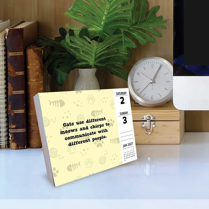 Willow Creek Katten Feitjes Scheurkalender 2027 Boxed