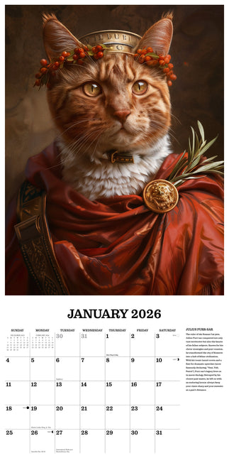 Willow Creek Katten in Hiss-tory Kalender 2026