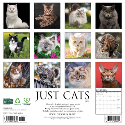 Willow Creek Katten Kalender 2026