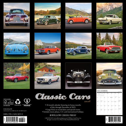 Willow Creek Klassieke auto's Kalender 2027