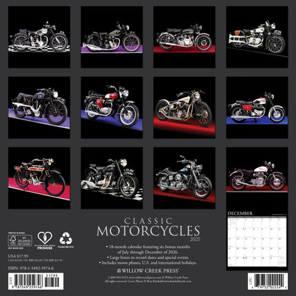 Willow Creek Klassieke Motoren Kalender 2027