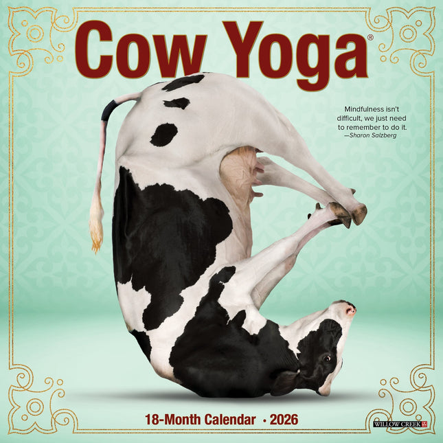 Willow Creek Koeien Yoga Kalender 2027 Mini