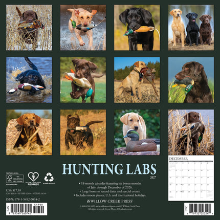 Willow Creek Labradors op Jacht Kalender 2027