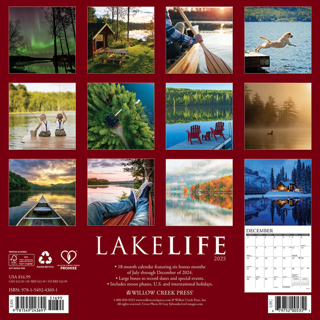 Willow Creek LakeLife Kalender 2025