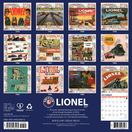 Willow Creek Lionel Kalender 2027