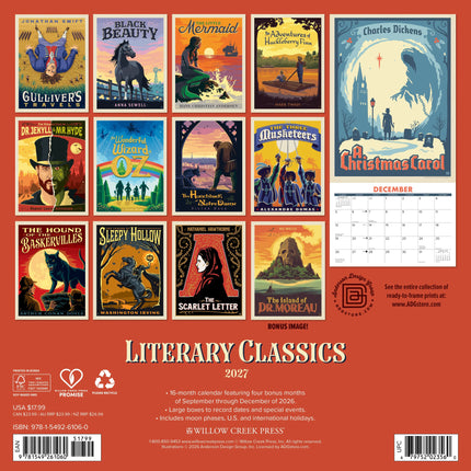 Willow Creek Literary Classics Kalender 2027