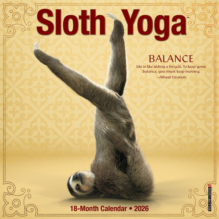 Willow Creek Luiaard Yoga Kalender 2026 Mini
