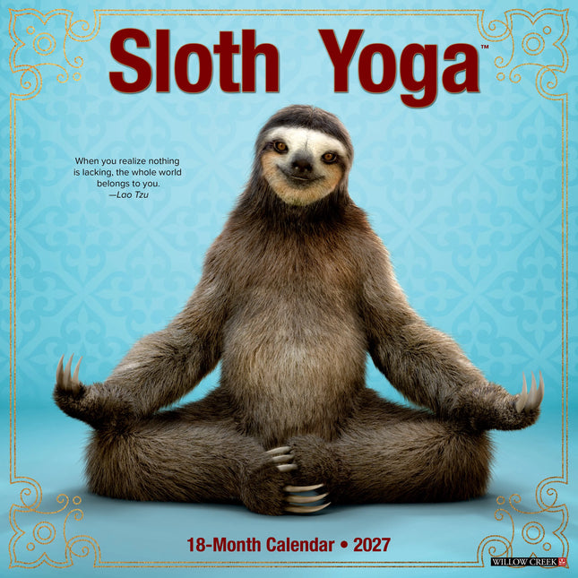 Willow Creek Luiaard Yoga Kalender 2027