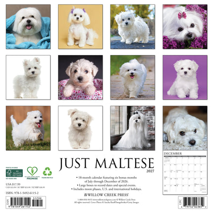 Willow Creek Maltezer Kalender 2027