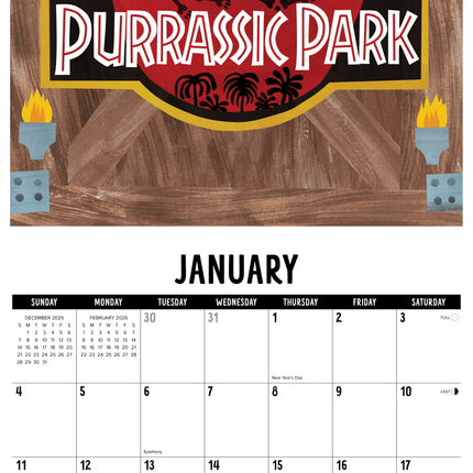 Willow Creek Mewvie Katten Kalender 2026