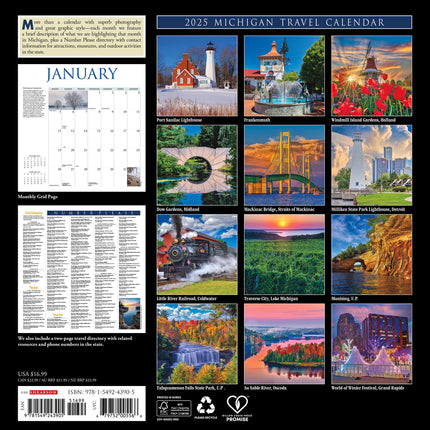 Willow Creek Michigan Kalender 2025