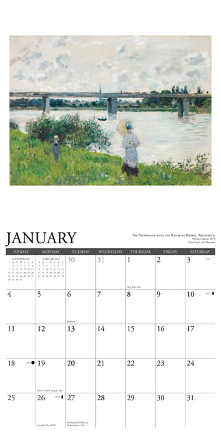 Willow Creek Monet Kalender 2026
