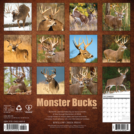 Willow Creek Monster Bucks Kalender 2025