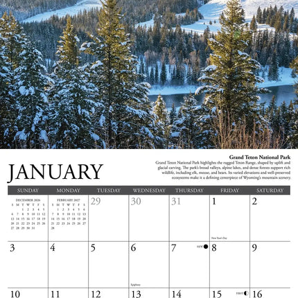 Willow Creek National Parks of the West Kalender 2027