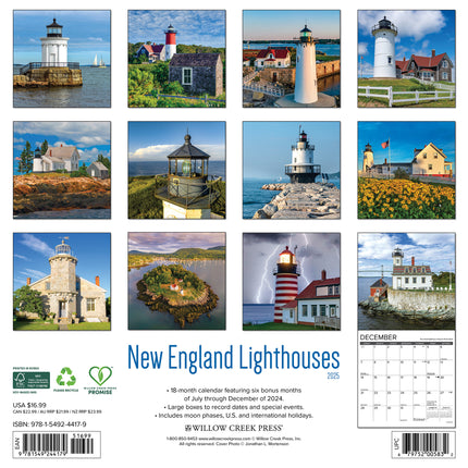Willow Creek New England Vuurtoren Kalender 2025
