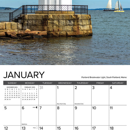 Willow Creek New England Vuurtoren Kalender 2025