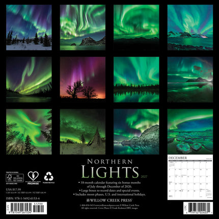 Willow Creek Noorderlicht Kalender 2027