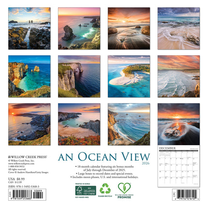 Willow Creek Oceaan Kalender 2026 Mini