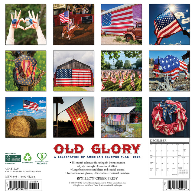 Willow Creek Old Glory Kalender 2025