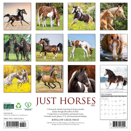 Willow Creek Paarden Kalender 2026