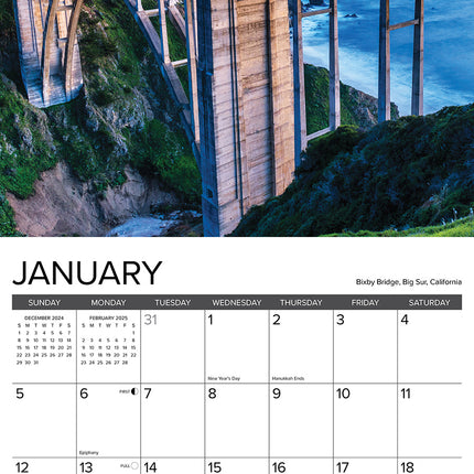 Willow Creek Pacific Coast Kalender 2025
