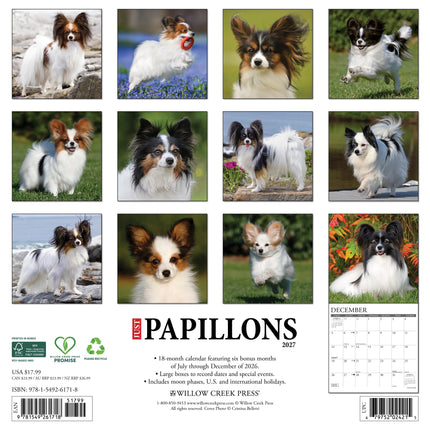 Willow Creek Papillon Kalender 2027
