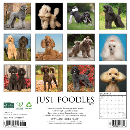 Willow Creek Poedel Kalender 2027