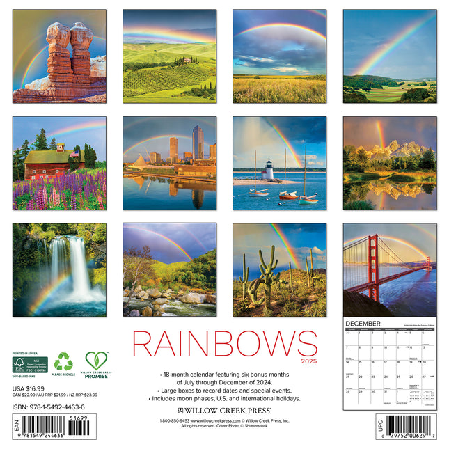 Willow Creek Regenboog Kalender 2025