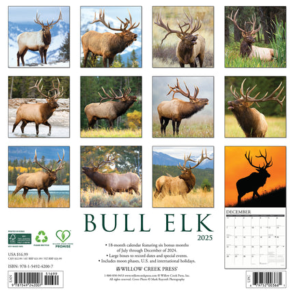 Willow Creek Rendier Kalender 2025