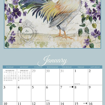Willow Creek Roosters — Artisan Series Kalender 2027