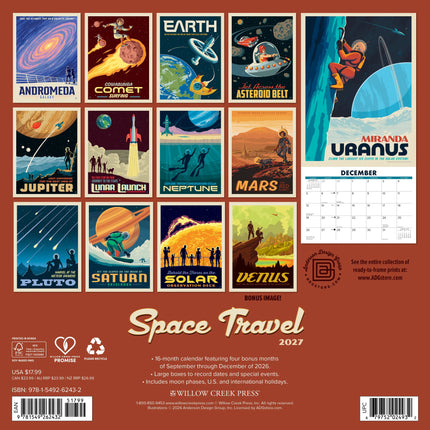 Willow Creek Ruimtevaart (ADG) Kalender 2027