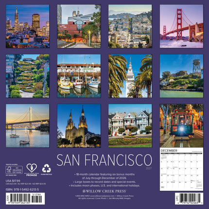 Willow Creek San Francisco Kalender 2027