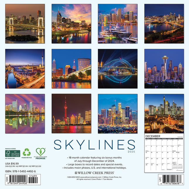 Willow Creek Skylines Kalender 2025