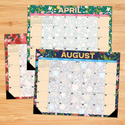 Willow Creek Spring Floral Desk Pad - Bureau Kalender 2025
