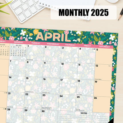 Willow Creek Spring Floral Desk Pad - Bureau Kalender 2025